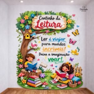 Painél “Cantinho da Leitura”