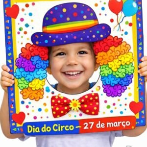 Moldura para Foto – Tema Circo