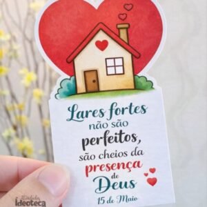 Cartão Decorativo – 15 de Maio | Dia da Família