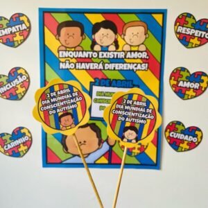 Painel Dia Mundial da Conscientização do Autismo