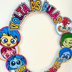 Decoração para Bambolê – Volta às Aulas (tema Divertidamente)