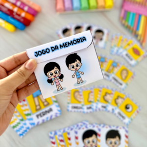 Jogo da Memória – Partes do Corpo