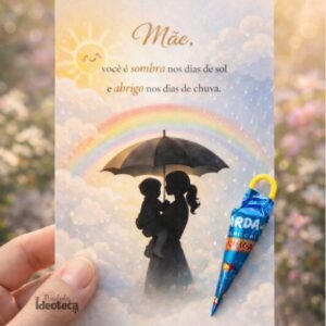 Cartão Dia das Mães – Sol & Chuva