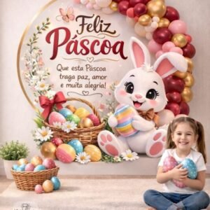 Painel Feliz Páscoa