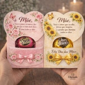Caixinhas Porta-Bombom – Dia das Mães