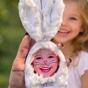 Molde de Coelhinho Personalizável e Interativo 2