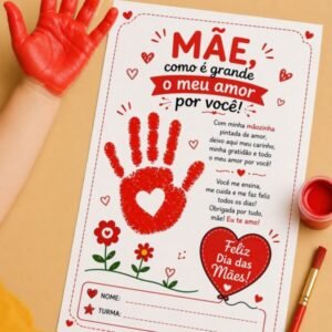 Atividade Dia das Mães – Como é grande o meu amor por você!