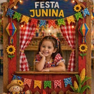 Moldura Festa Junina para Fotos