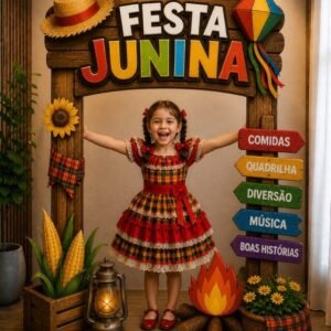 Painel Festa Junina para Foto