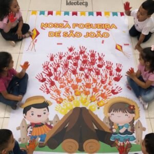 Nossa Fogueira de São João — Painel Interativo