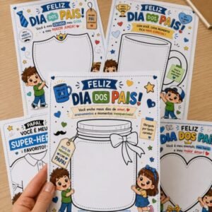Kit Dia dos Pais - 5 Atividades