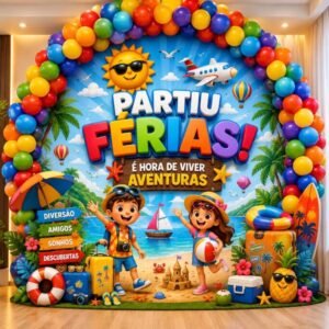 Painel Partiu Férias - Aventuras