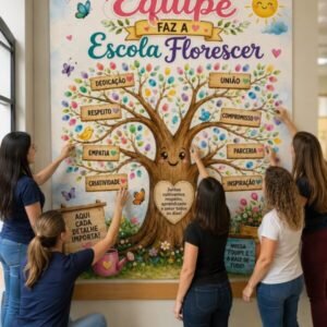 Painel Interativo - Nossa Equipe Faz a Escola Florescer