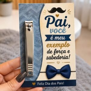 Cartão Porta-Cortador de Unhas - Dia dos Pais