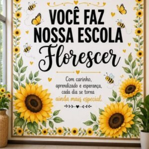 Painel Decorativo – Você Faz Nossa Escola Florescer