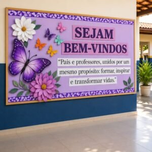 Painel Reunião de Pais – Flores da Parceria