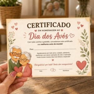 Certificado Especial – Dia dos Avós