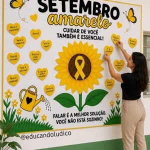 Painel Interativo - Jardim da Vida | Setembro Amarelo