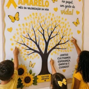 Painel Coletivo – Marcas de Vida | Setembro Amarelo
