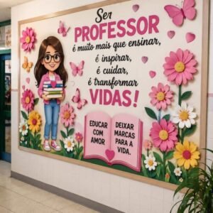 Painel Dia dos Professores - Transformar Vidas