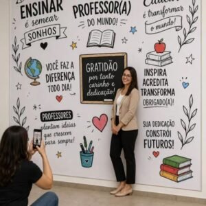 Painel para Fotos - Dia dos Professores