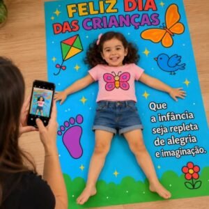 Tapete Para Foto - Dia das Crianças