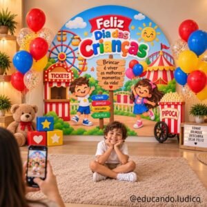 Painel Feliz Dia das Crianças - Parque da Alegria