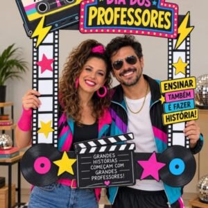Moldura para Foto - Professores Anos 80