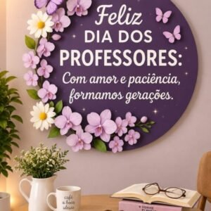 Painel Flores Que Inspiram - Dia dos Professores