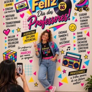 Painel Para Fotos - Professores Que Deixam Marcas Anos 80