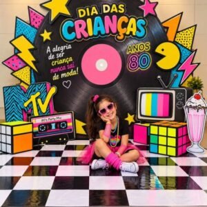 Painel Dia das Crianças - Anos 80