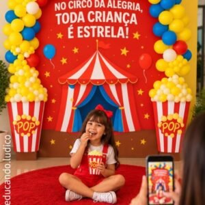 Painel Circo da Alegria - Dia das Crianças