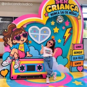 Painel Infância Em Modo Retrô