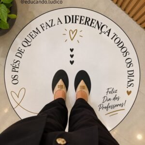 Tapete Interativo Para Fotos - Dia dos Professores