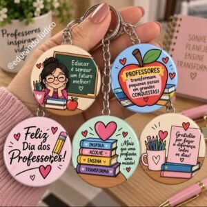 Chaveiros Dia dos Professores - Arquivo Digital