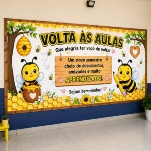 Painel Abelhinhas – Volta às Aulas