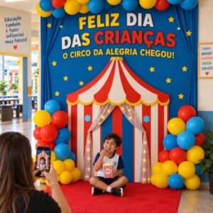 Painel Dia das Crianças - Circo da Alegria