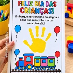 Atividade Dia das Crianças - Trenzinho da Alegria