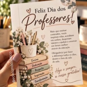Cartão Inspiração Que Transforma - Dia Dos Professores
