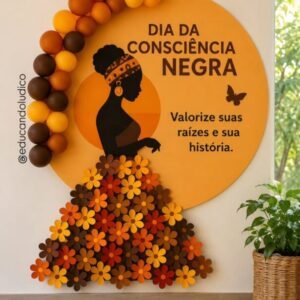 Painel Silhueta - Consciência Negra