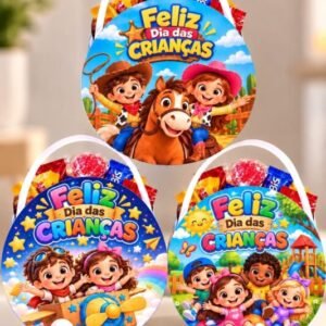Sacolinhas Redondas Dia das Crianças