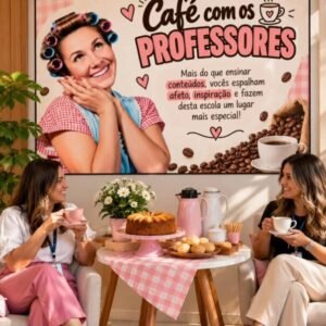 Painel Dona Florinda "Café Com Os Professores" - Dia dos Professores